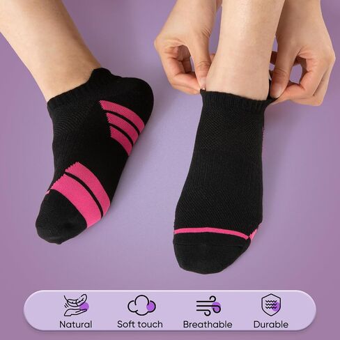 14 Pairs Women's Ankle Socks - Bulk Value Pack,Breathable Casual Athletic Low Cut Socks for Women Size 9-11 in Saudi Arabia