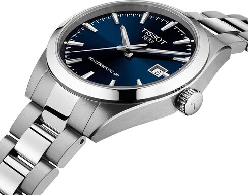 Tissot Gentleman 38mm, Swiss Automatic Watch for Men, Stainless Steel Case, Blue Dial, T1658071104100 in Kuwait