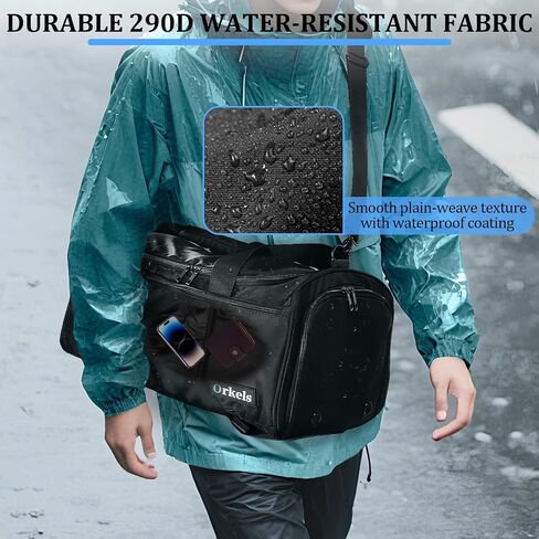 ORKELS 29L Gym Bag with Shoe Compartment, Sports Duffle Bag for Men, Travel Backpack with Wet Pocket, Tear-Resistant Overnight Bag for Fitness, Workout, and Travel in Kuwait