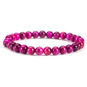 Cherry Tree Collection - Small, Medium, Large Sizes - Gemstone Beaded Bracelets For Women and Men - 6mm Round Beads in Kuwait