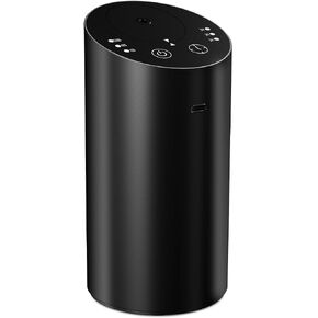 Car Diffuser, Waterless Essential Oil Diffuser with 2000mAh Battery & Timer, Adjustable Mist Cordless Aromatherapy for Car, Portable Air Freshener with Premium Aluminum Alloy & Type-C Charging(Grey) in Saudi Arabia