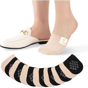 Heatuff 14 Pairs Toe Socks Womens for Mules, No Show Liner Half Socks Non Slip Invisible Toe Topper Covers for Clogs in Saudi Arabia
