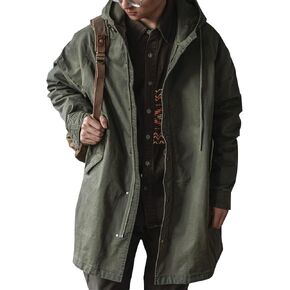 MADEPANTS Men's Fishtail Hooded Parka Jacket M51 Military Mods Coat Windbreaker in Saudi Arabia