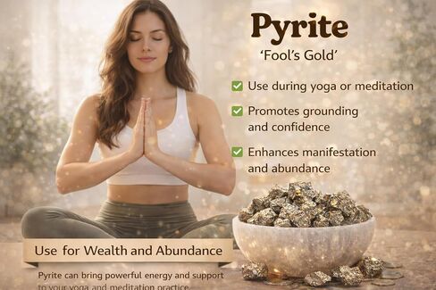 Natural Raw Pyrite Crystal Cluster – Stone of Prosperity & Confidence – Healing Crystal for Meditation, Yoga, Reiki, Chakra Balancing & Home Office Decor – Energy Manifestation Mineral in Saudi Arabia