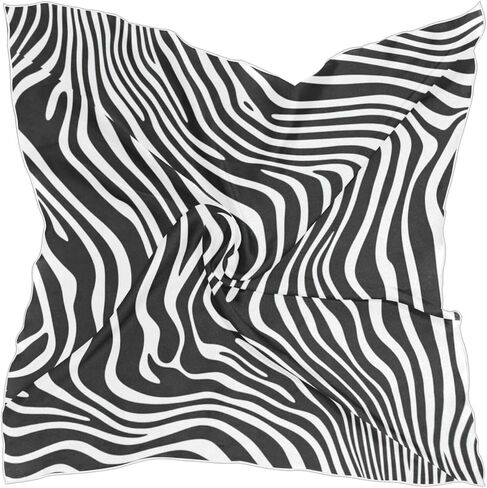 Women's Fashion Silk Scarf,Square Satin Headscarf Novelty Neck Scarf Hair Wraps in Saudi Arabia