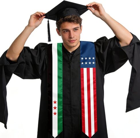 سرق علم الائتلاف السوري للتخرج، وشاح التخرج للطلاب الدوليين، هدايا أوشحة التخرج 2026 in Kuwait