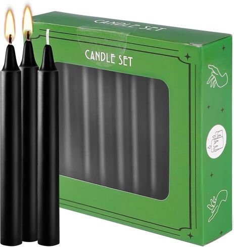 Pliadvbu Mini Spell Chime Taper Candle Set of 20, 4 Inch Tall Unscented Rituals Candles for Altar Meditation Supplies RitualsTaper Candle (Multicolor, Set of 20) in Saudi Arabia
