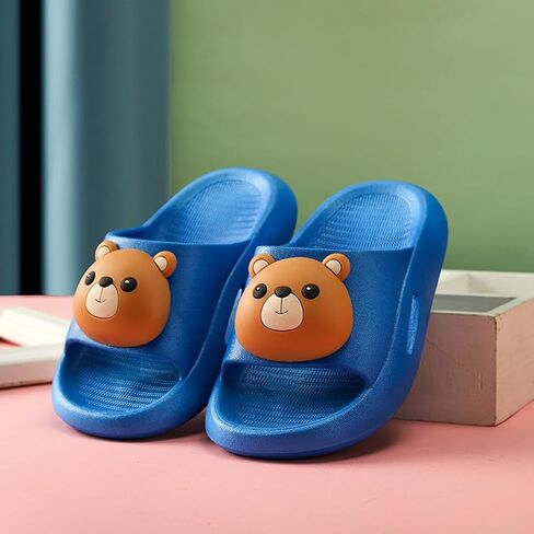 Toddler Slides Slipper Boys & Girls Slide Sandals for Kids Flip Flops Comfy Shower Slippers Quick Drying Pool Beach Garden Shoes in Saudi Arabia