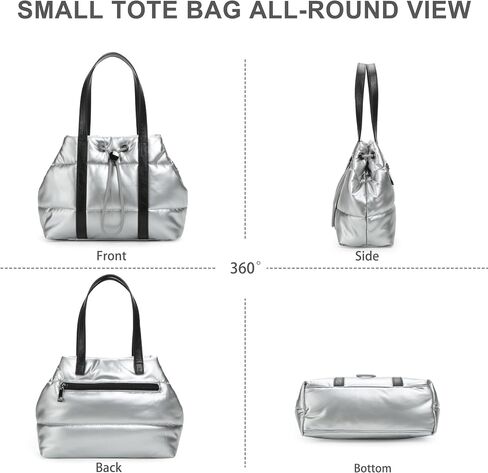 Mini Quilted Puffer Tote Bags for Womens Lightweight Small Purses Soft Top Handle Handbags for Daily Use,Shop,Travel,Work in Saudi Arabia