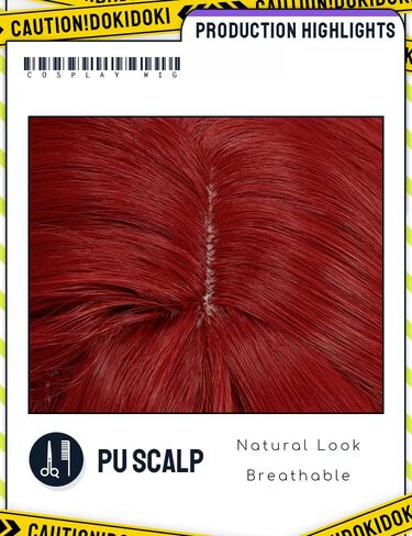 KIRA KIRA Anime Riyo Reaper Cosplay Wig 100 Long Red Hair Fishtail Braid Halloween Cosplay Wig for Women in Kuwait