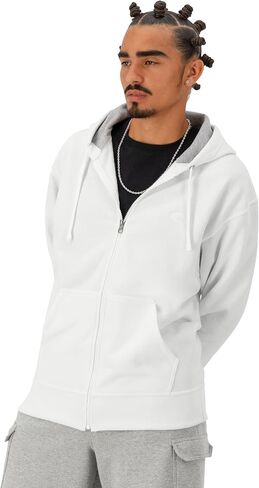 Champion Men's Midweight Full-zip Hoodie, C Logo in Kuwait