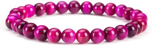 Cherry Tree Collection - Small, Medium, Large Sizes - Gemstone Beaded Bracelets For Women and Men - 6mm Round Beads in Kuwait