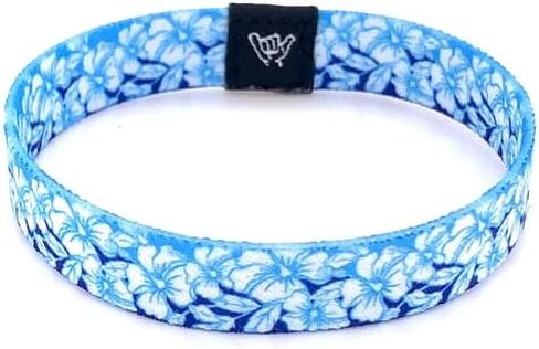Hang Loose Bands - Coastal Surfer Beach Bracelet for Men, Women & Teens - Comfy Summer - Boho Reversible Wristband- Luau Party| Medium: 7.5" length (for large wrists) in Saudi Arabia