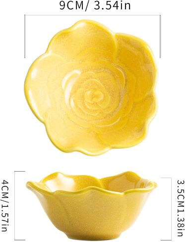 small Jewelry Dish, Ring Holder Dish, Jewelry Tray, Cute Aesthetic Vanity Organizer for Nightstand Bathroom Room Decor, Trinket Dish Valentine's Day Birthday Christmas Friendship Gifts (yellow) in Kuwait