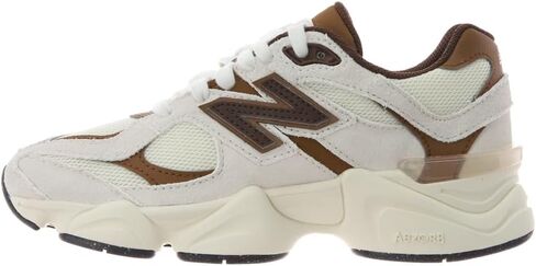 New Balance 9060 Lace Grade Boys Kids Running Inspired (G90609SI) (Breakfast Tea/Angora) in Kuwait