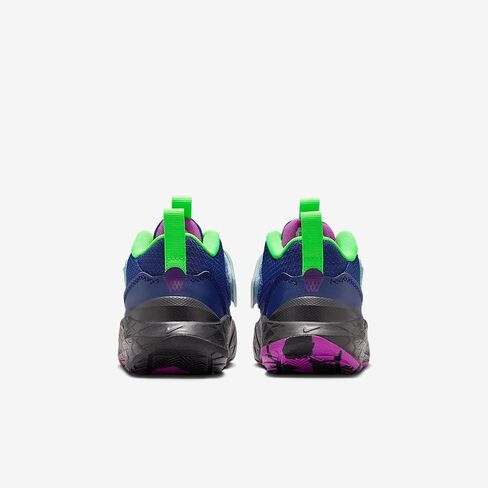 Nike Team Hustle D 12 Little Kids' Shoes (Blue Void/Black/Green Strike/Vivid Purple) in Kuwait