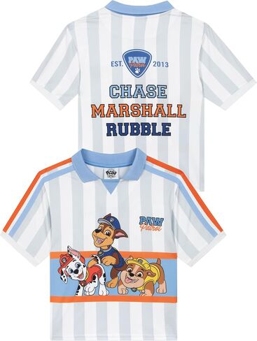 Paw Patrol Shirt, Chase, Marshall and Rubble Oversized Boys Shirt, Short Sleeve Kids Tshirt, Soccer Shirts for Boys in Kuwait