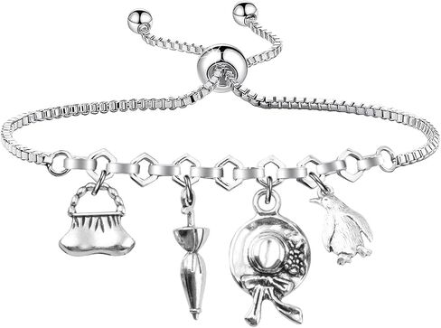 FOTAP Movie Inspire Bracelet Parrot Umbrella Fan Gift Penguin Lover Jewelry Mary Musical Merch in Kuwait