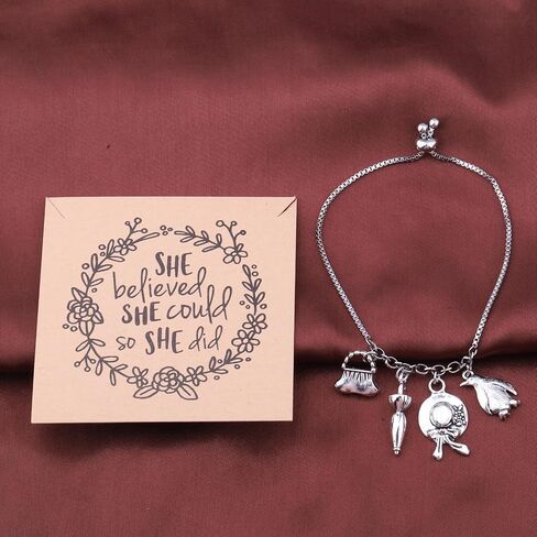 FOTAP Movie Inspire Bracelet Parrot Umbrella Fan Gift Penguin Lover Jewelry Mary Musical Merch in Kuwait