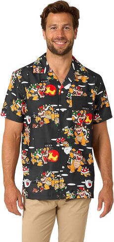 Opposuits Officially Licensed Nintendo™ Hawaiian Shirt Collection – Tropical Gaming Button-Ups in Saudi Arabia