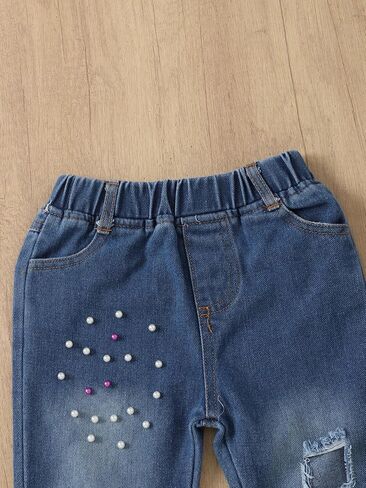Girls Clothes Vest Top Jeans Cute Outfit in Kuwait