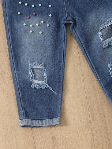 Girls Clothes Vest Top Jeans Cute Outfit in Kuwait