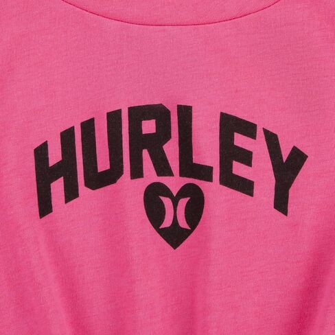 Hurley Girls' Graphic T-shirt and Leggings 2-piece Outfit Set in Kuwait