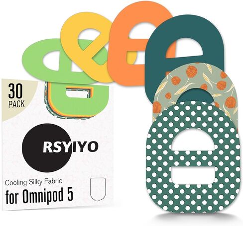 Waterproof Omnipod 5 Over Patches with Strap 30Pack Adhesive Patch for Omnipod 5 Dash Pods Flexible Insulin Pump Overlay Latex-Free Hypoallergenic 7+ Days Protection in Saudi Arabia