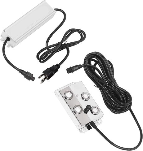 Asixxsix Ultrasonic Mist Maker, Professional IP67 Rain Proof Design Pond Fog Machine Dense Fog Creation Stable Operating Indoor Fountain Mister Foggers for Garden Rockery Halloween (US Plug) in Saudi Arabia