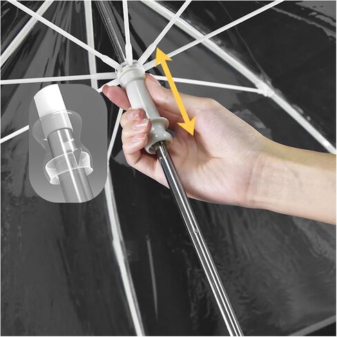 Led Umbrella Colorful Led Clear Umbrellas With Flashlight，Long Handle Transparent Flashlight Light Up Umbrella,for Wedding photography party birthday christmas gifts in Saudi Arabia