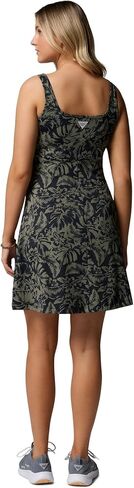 فستان الشمس PFG Freezer III للنساء من كولومبيا، Cypress Vacay Blooms Tonal، 2X in Kuwait