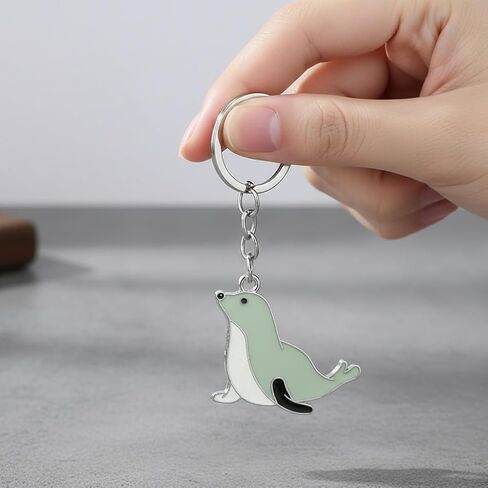 3 Pack Set Sea Lion Keychain for Women Men,Cute Seal Stuff Bag Charms Keychains Accessories Gifts For Car Key Ring,Backpacks,Purse in Kuwait