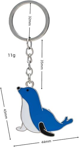 3 Pack Set Sea Lion Keychain for Women Men,Cute Seal Stuff Bag Charms Keychains Accessories Gifts For Car Key Ring,Backpacks,Purse in Kuwait