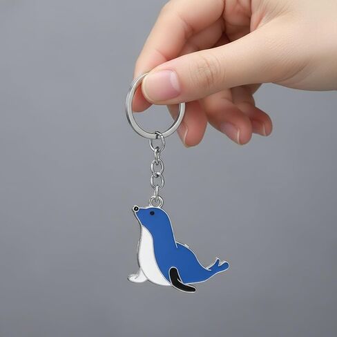 3 Pack Set Sea Lion Keychain for Women Men,Cute Seal Stuff Bag Charms Keychains Accessories Gifts For Car Key Ring,Backpacks,Purse in Kuwait
