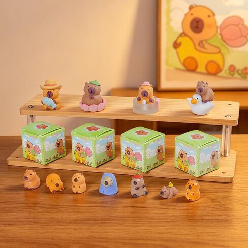 Capybara Mystery Box Figurines, Collectible Ornaments Home Desktop Decor, Ideal Gift for Festival Birthday, Single Pack in Saudi Arabia