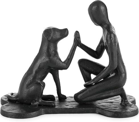Sziqiqi Dog Dad Gifts for Men: Gifts for Dog Lovers Owners Dads - Father's Day Christmas Valentine's Day Birthday Memorial Gift for Dogs Dads - Pet and Man Statue for Doggy Lover in Kuwait
