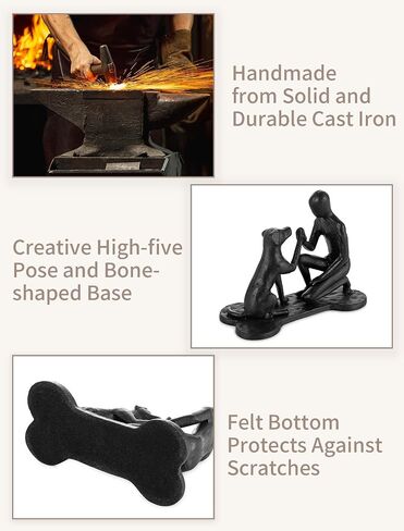 Sziqiqi Dog Dad Gifts for Men: Gifts for Dog Lovers Owners Dads - Father's Day Christmas Valentine's Day Birthday Memorial Gift for Dogs Dads - Pet and Man Statue for Doggy Lover in Kuwait