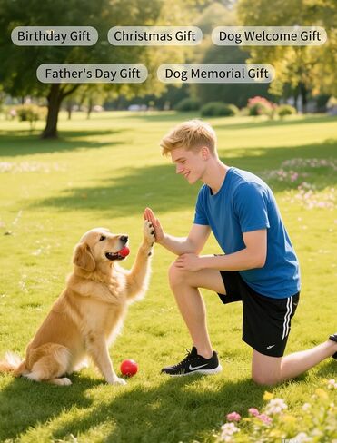 Sziqiqi Dog Dad Gifts for Men: Gifts for Dog Lovers Owners Dads - Father's Day Christmas Valentine's Day Birthday Memorial Gift for Dogs Dads - Pet and Man Statue for Doggy Lover in Kuwait