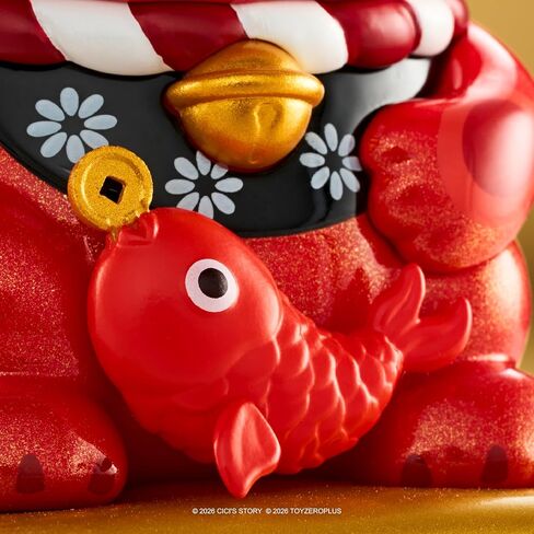 TOYZERO + Lulu The Piggy Blind Box Figures - Lucky Cat Series Blind Boxes Cute Animal Figurines Mystery Box Collectibles Home Decorations Holiday Birthday Gifts, Single Box in Saudi Arabia