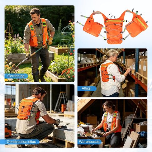Running Hydration Vest Backpack: Cooling Vest for Men Women - Lightweight Adjustable Hydration Backpack for Trail Race Hiking Cycling Climbing Camping Jogging(Without Bladder) in Kuwait