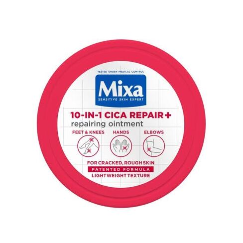 Mixa 10-in-1 CICA Repair+ Restoring Ointment for Very Dry Skin – 150 ml – Intensive Hydration & Repair Cream with Glycerin, Urea & Allantoin in Saudi Arabia
