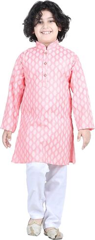 Ethnic Wear Cotton Printed Kurta Set Set For Boys in Kuwait