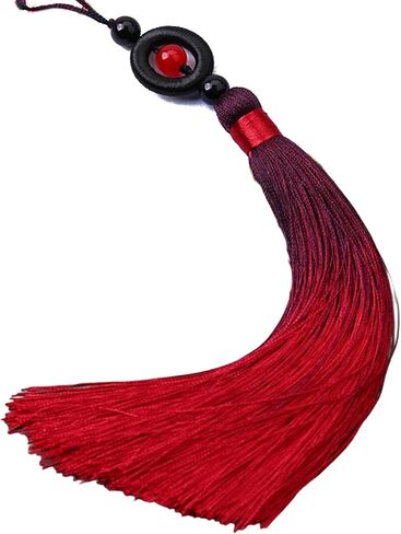 Elegant Polyester Taiji Swords Tassels for Martial Arts and Cultural Decoration Decorative Luck Beads Fringe Pendant in Saudi Arabia