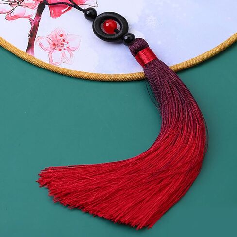 Elegant Polyester Taiji Swords Tassels for Martial Arts and Cultural Decoration Decorative Luck Beads Fringe Pendant in Saudi Arabia