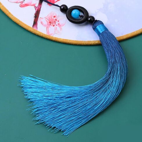 Elegant Polyester Taiji Swords Tassels for Martial Arts and Cultural Decoration Decorative Luck Beads Fringe Pendant in Saudi Arabia