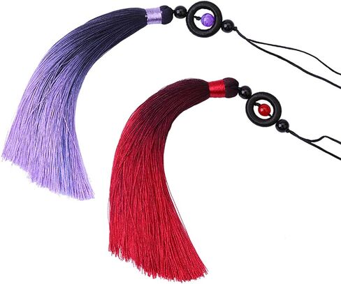 Elegant Polyester Taiji Swords Tassels for Martial Arts and Cultural Decoration Decorative Luck Beads Fringe Pendant in Saudi Arabia