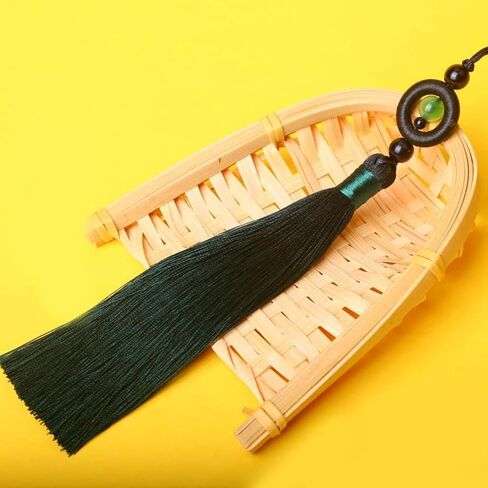 Elegant Polyester Taiji Swords Tassels for Martial Arts and Cultural Decoration Decorative Luck Beads Fringe Pendant in Saudi Arabia