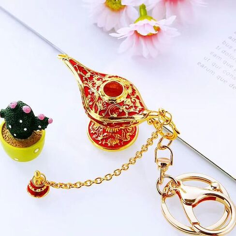 6pcs Ucubwfu Aladdin Magic Genie Lamp, Craft Ornament Aladdin Lamp, Divine Lamp Ornament Tabletop Decoration for Wedding Party in Saudi Arabia