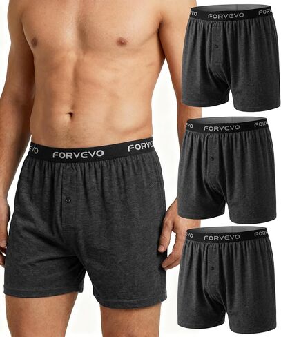 3 Pack Mens Merino Wool Underwear,Breathable Wool Boxer Briefs,Comfortable Moisture Wicking Underwear for Men in Saudi Arabia