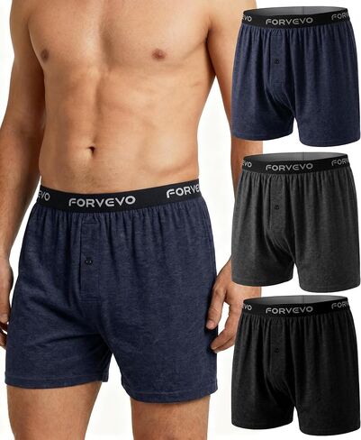 3 Pack Mens Merino Wool Underwear,Breathable Wool Boxer Briefs,Comfortable Moisture Wicking Underwear for Men in Saudi Arabia